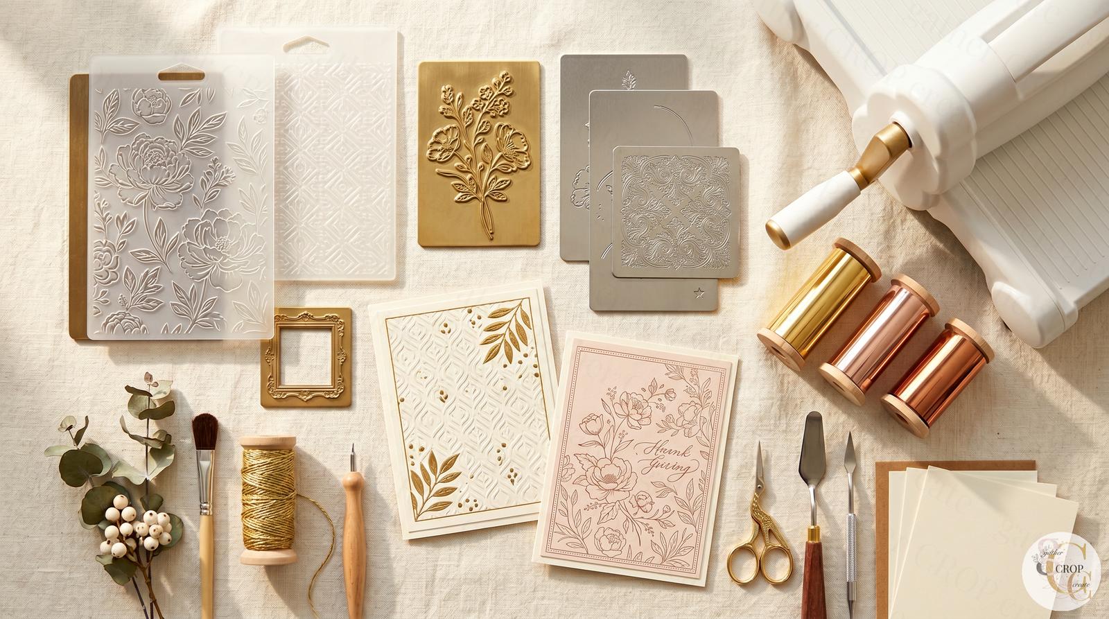 Press and foil products for scrapbooking — foil transfer supplies and heat tools at Gather Crop Create